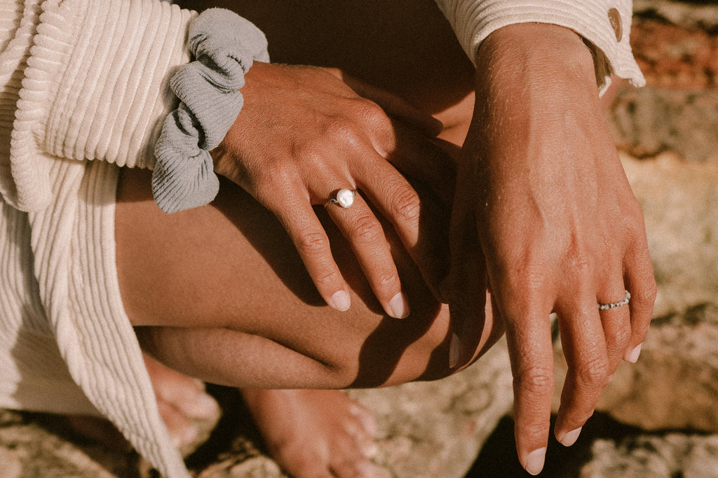 Single Freshwater Pearl Ring