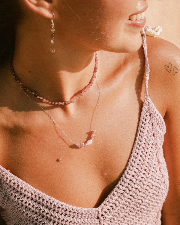 Pearl Cluster Necklace