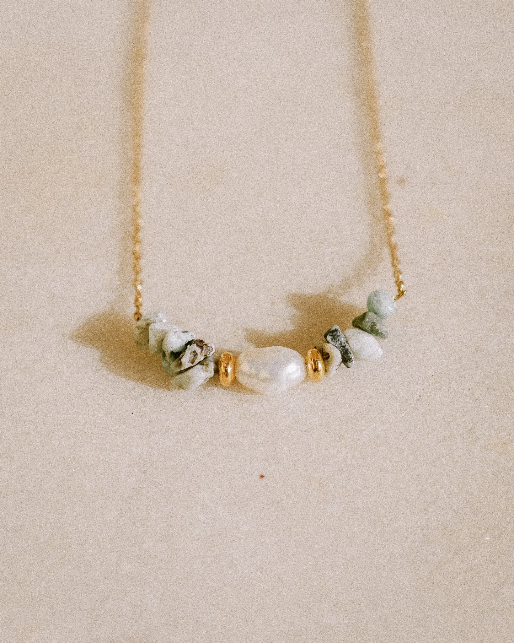 Pearl Cluster Necklace