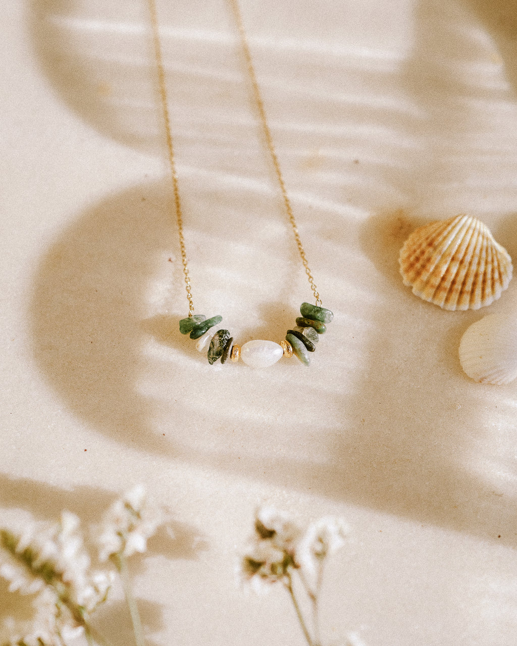 Pearl Cluster Necklace