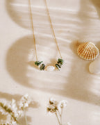 Pearl Cluster Necklace