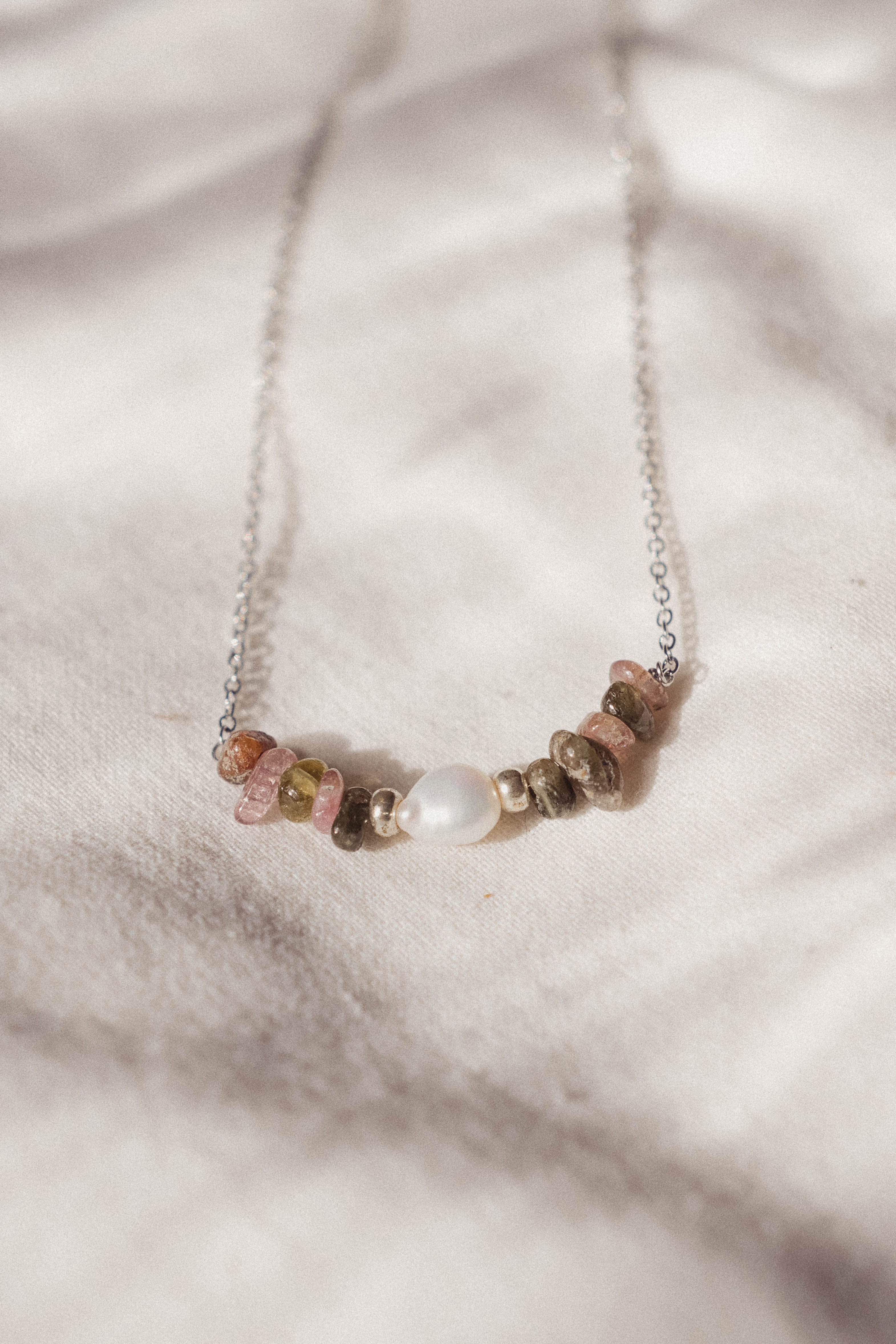 Pearl Cluster Necklace