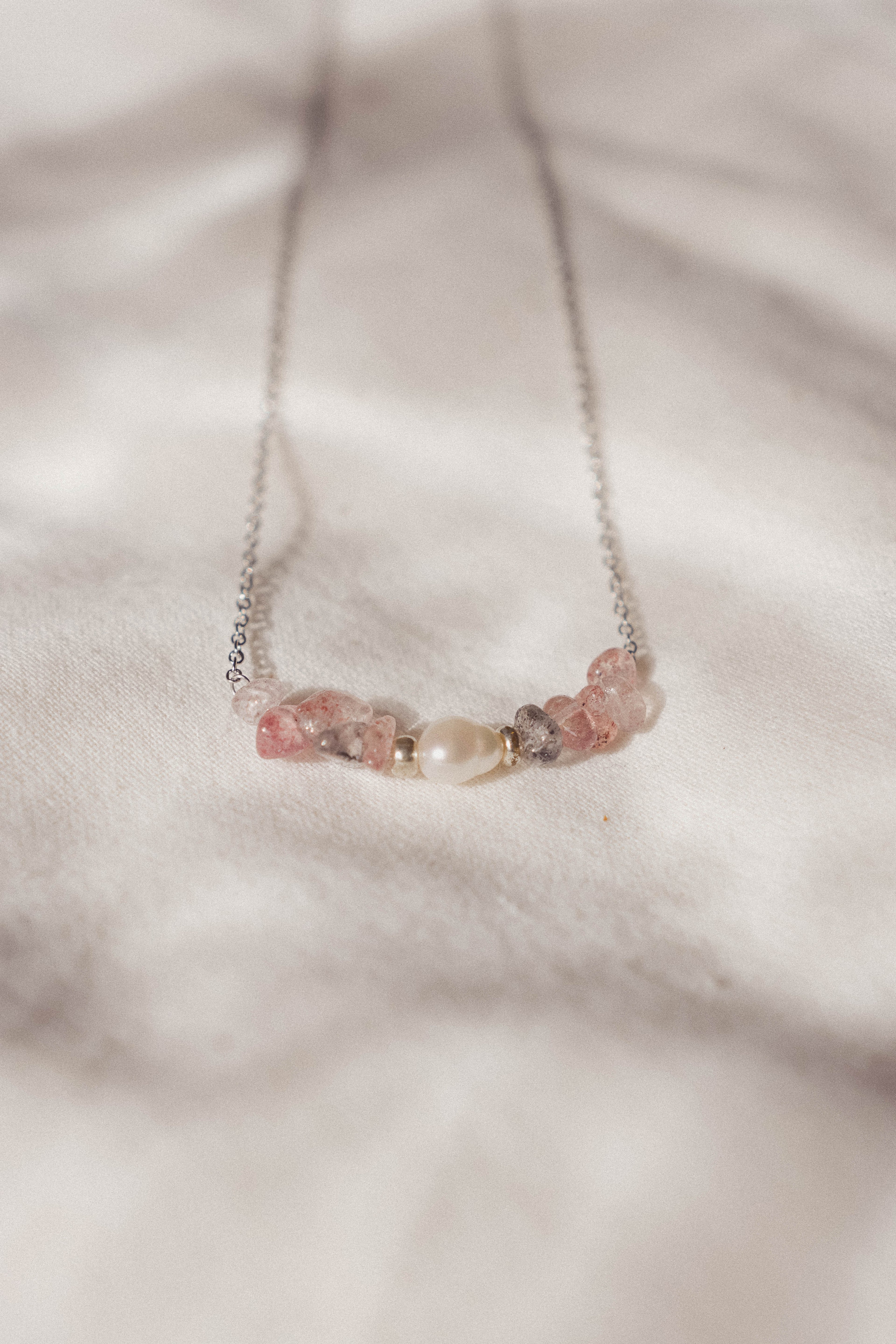 Pearl Cluster Necklace