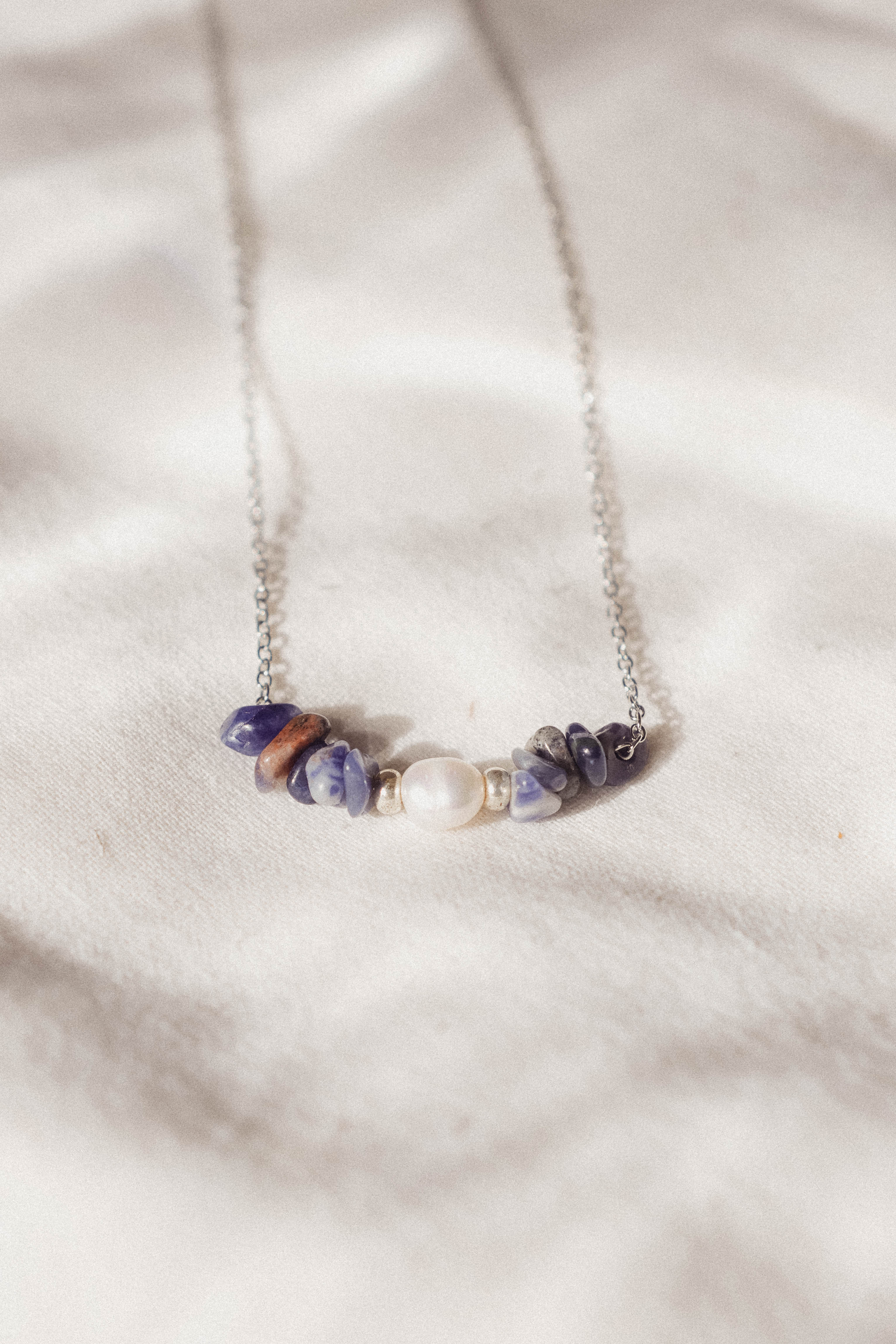 Pearl Cluster Necklace