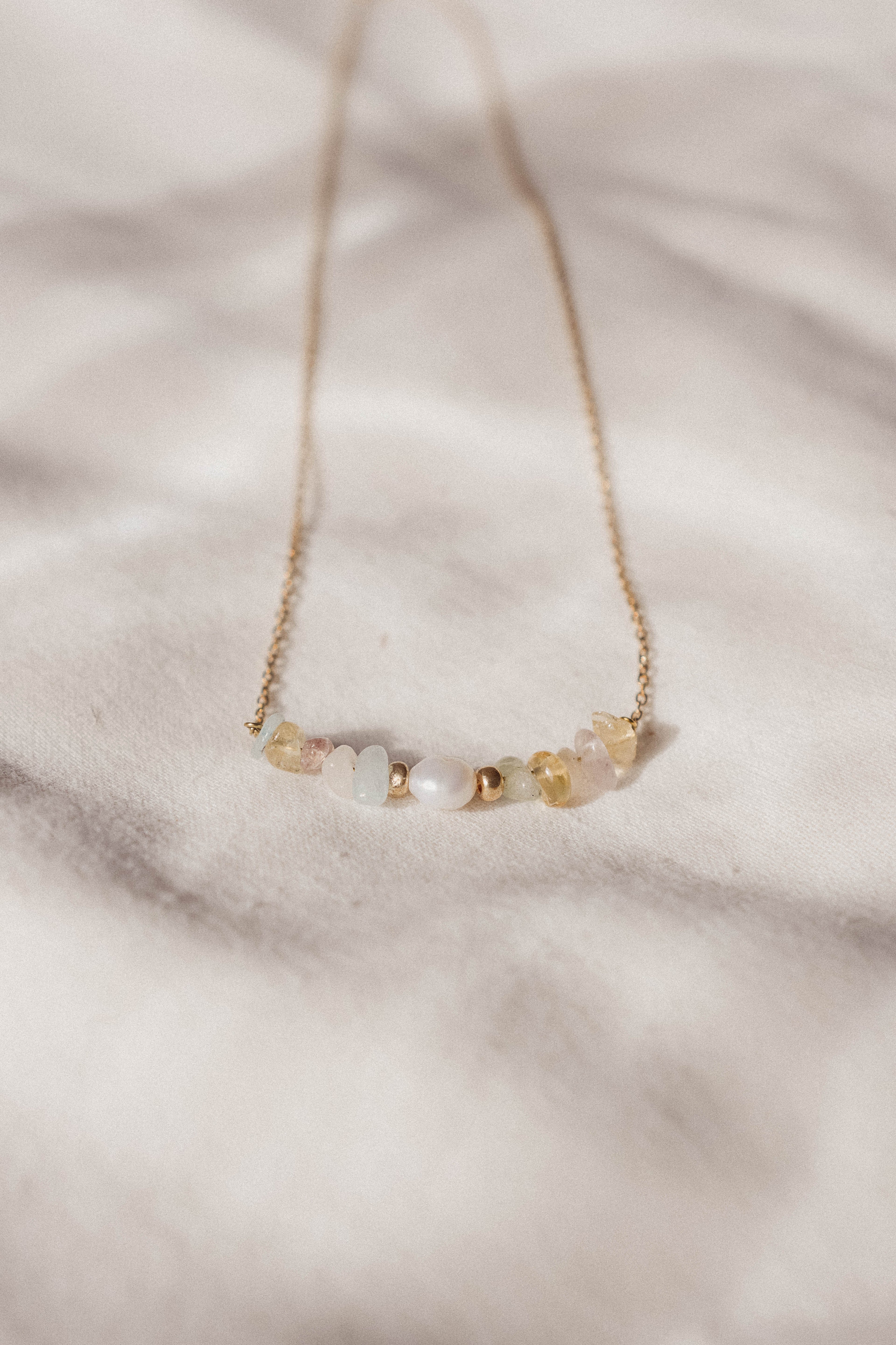 Pearl Cluster Necklace