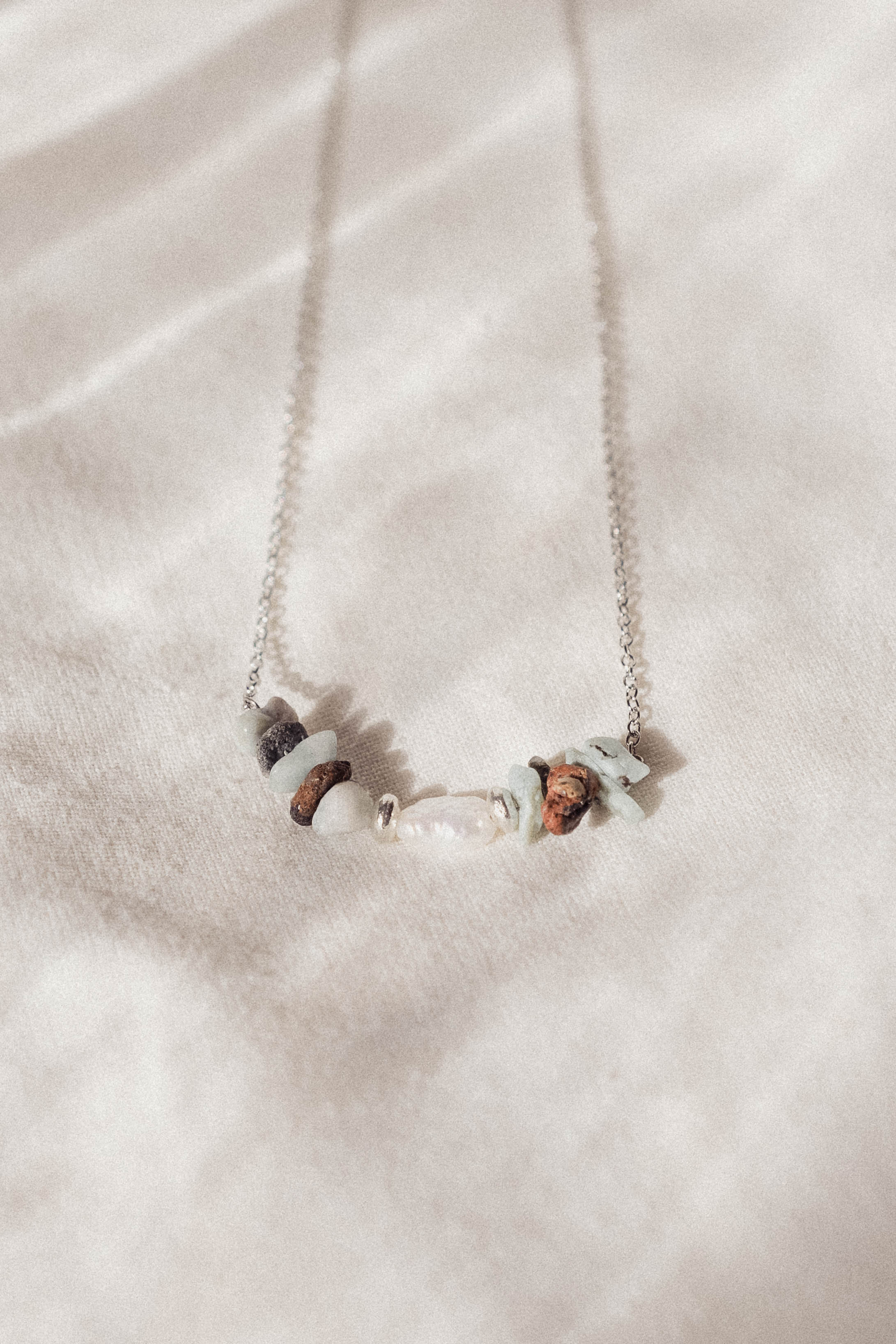 Pearl Cluster Necklace