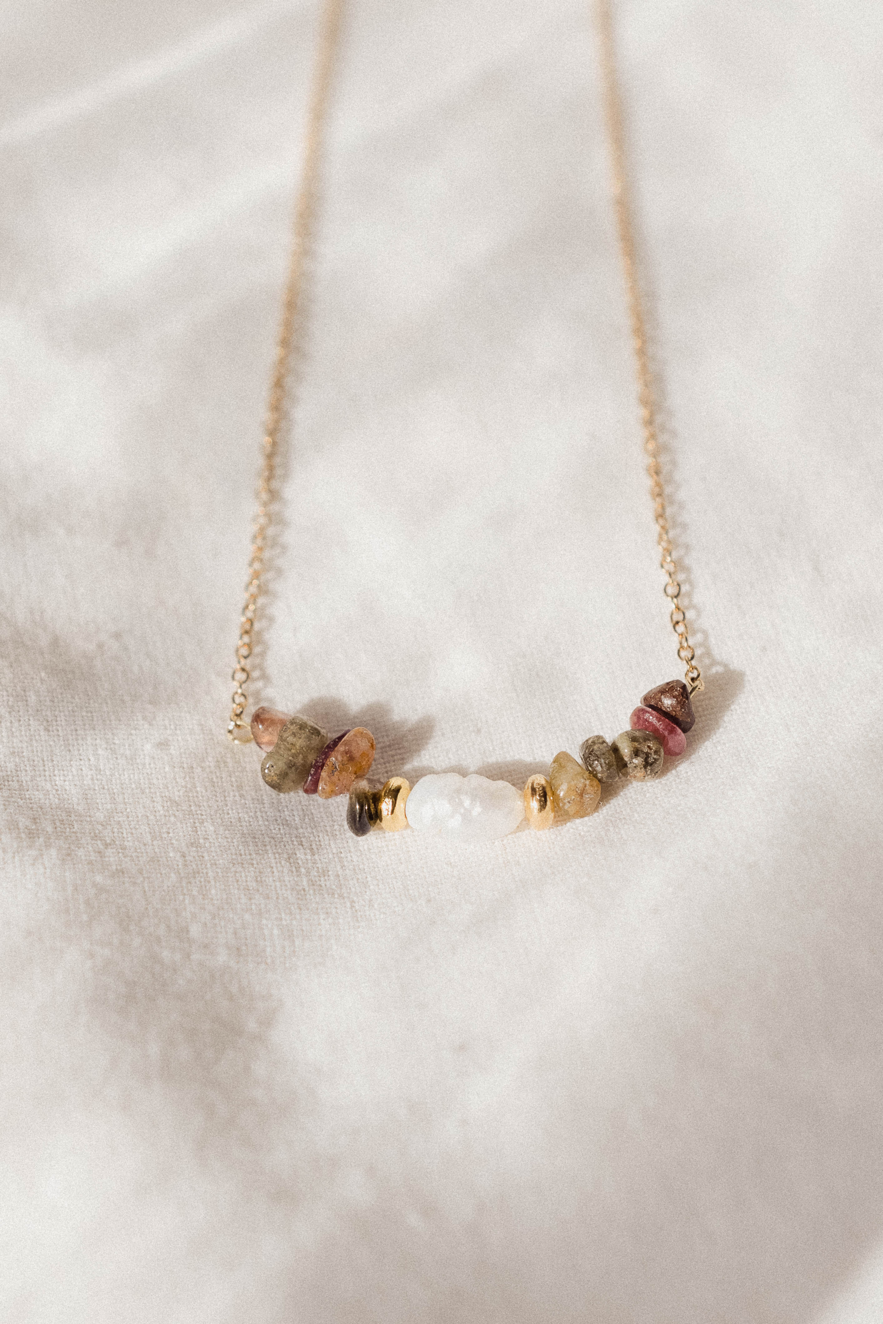 Pearl Cluster Necklace