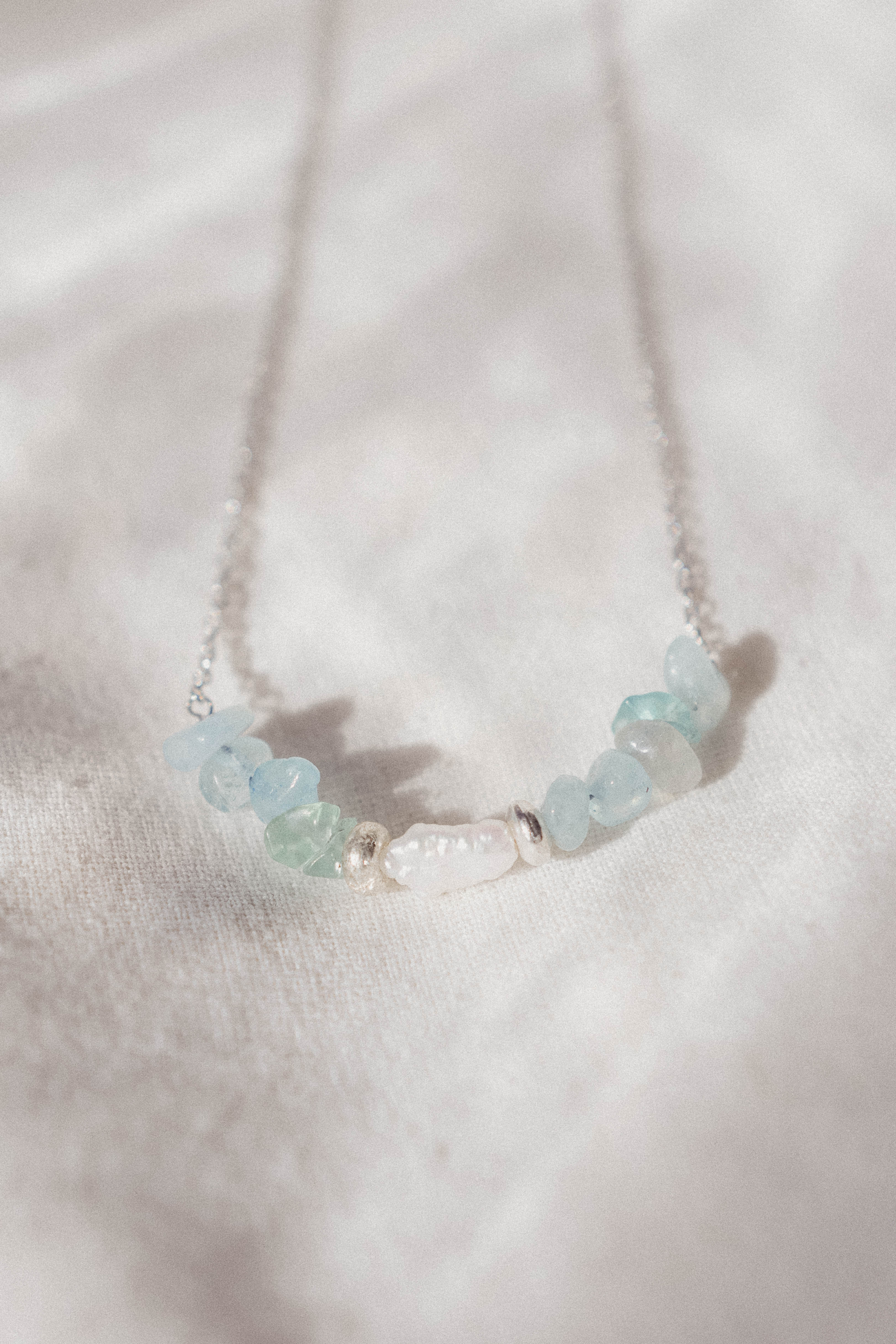 Pearl Cluster Necklace