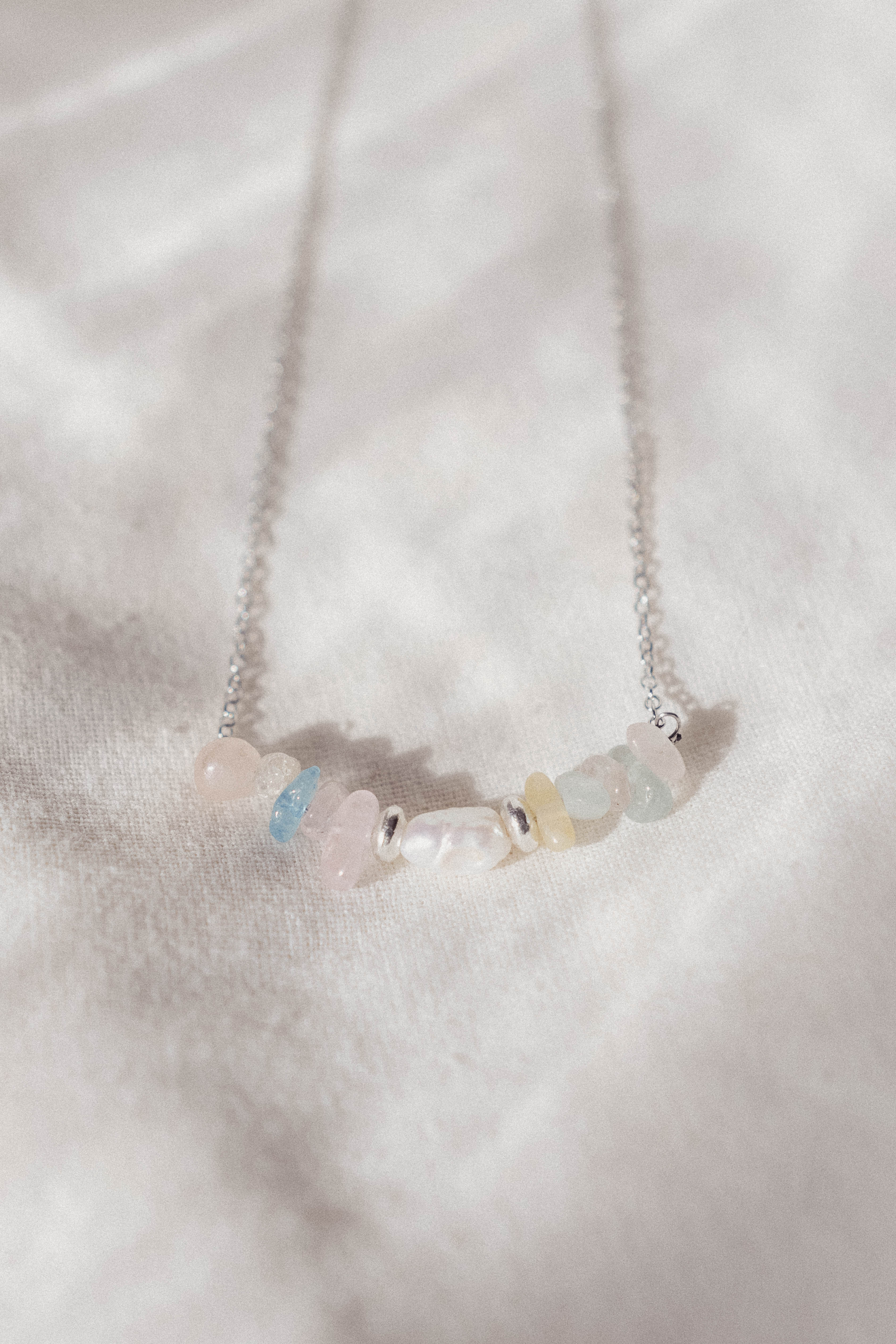 Pearl Cluster Necklace