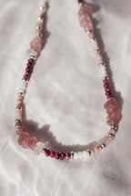 Salty blush necklace